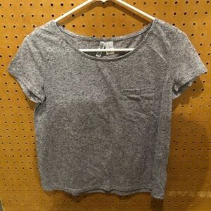 H&M Divided Gray Marled Tee Shirt